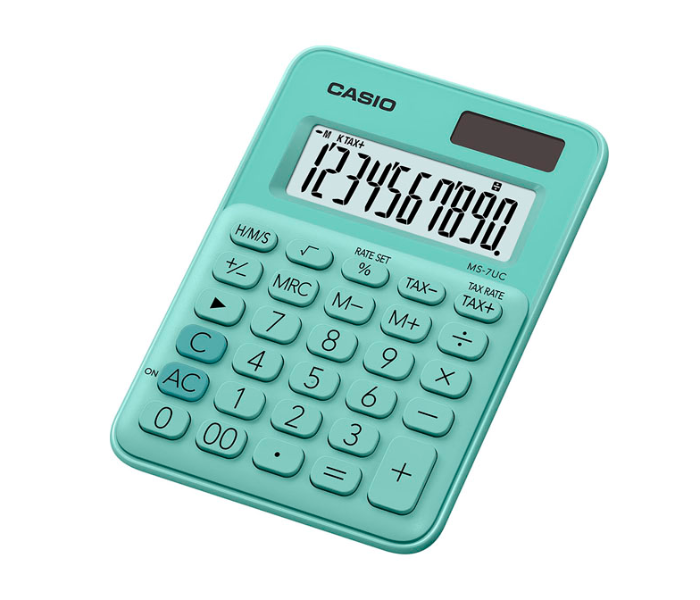 CALCULADORA CASIO MS-7UC VERDE