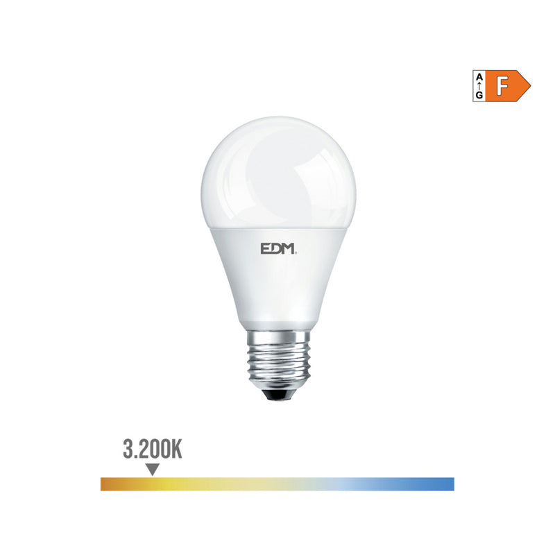 LÂMPADA STANDARD LED DIMMÁVEL E27 10W 810LM 3200K LUZ CALIDA Ø6X1