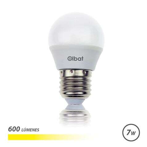 ELBAT BOMBILLA LED - POTENCIA: 7W - LUMENES: 600 - TIPO DE LUZ: 3