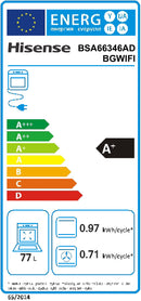 Hisense BSA66346ADBGWIFI 77 l 3500 W A+ Preto