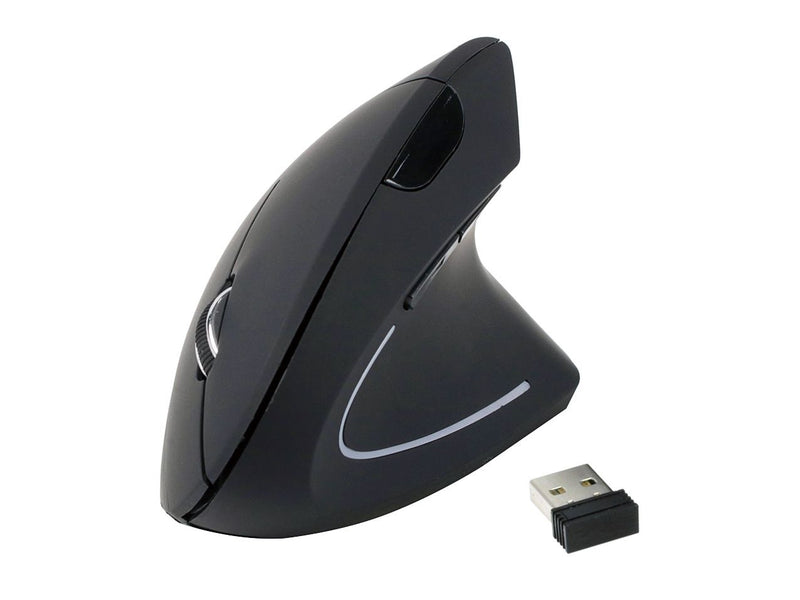 ERGONOMIC WIRELESS MOUSE, BLACK