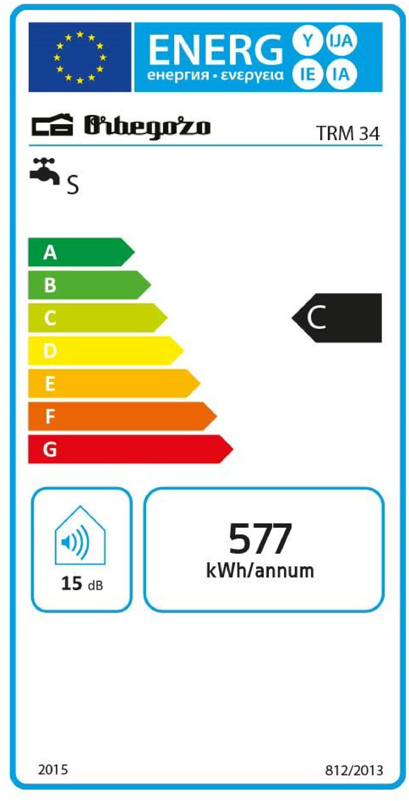 TERMOACUMULADOR ORBEGOZO 30L 1500W.I.VER-TRM34