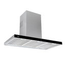 Teka DLH 986 T Montado na parede Preto, Aço inoxidável 701 m³/h A