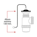 MINI SIFÃO DE GARRAFA EXTENSÍVEL V70 COM CORRENTE E TAMPA DE BORR