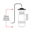 MINI SIFÃO DE GARRAFA EXTENSÍVEL V70 COM CORRENTE E TAMPA DE BORR