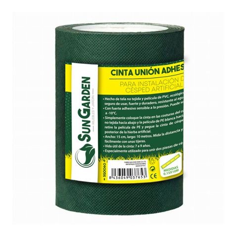 SUNGARDEN CINTA UNION ADHESIVA PARA INSTALACION CESPED ARTIFICIAL