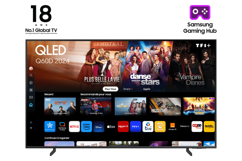 Samsung TQ75Q60DAU 190,5 cm (75") 4K Ultra HD Smart TV Wi-Fi Tit