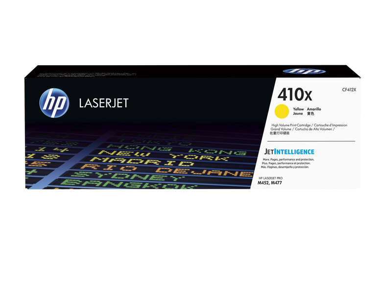 TONER ORIGINAL HP LASERJET 410X AMARELO DE ELEVADO RENDIMENTO