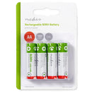 NEDIS PILHAS RECARREGÁVEIS AA 1.2V 1300 MAH 4 UNDS