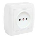 BASE FIXA 2P COM OBTURADOR 74X72X28MM SUPERFICIE MURAL SOLERA MUR