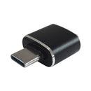AISENS A108-0369 adaptador para cabos USB C USB A Preto