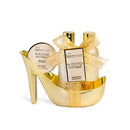 CESTA DE CASA DE SAPATO DOURADO G180 + CORPO 180 ML + MÃOS CR 50