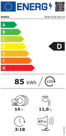 MÁQUINA DE LAVAR LOUÇA EDESA EDW6230WHA 13 CONJUNTOS BRANCA