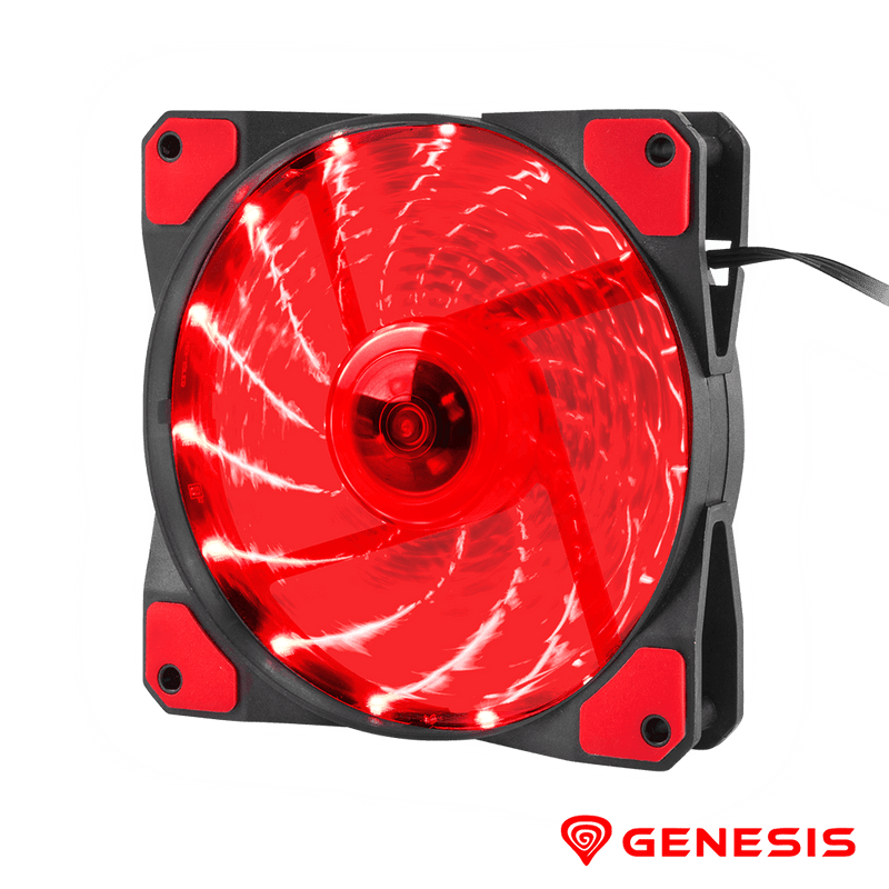 COOLER HYDRON 120 120MM VERMELHO GENESIS