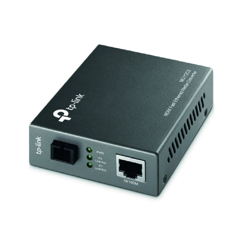 MEDIA CONVERTER TP-LINK 10/100TX PARA 100BASEFX(SC)- MC112CS