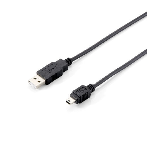 Equip 128521 cabo USB 1,8 m USB 2.0 USB A Mini-USB B Preto