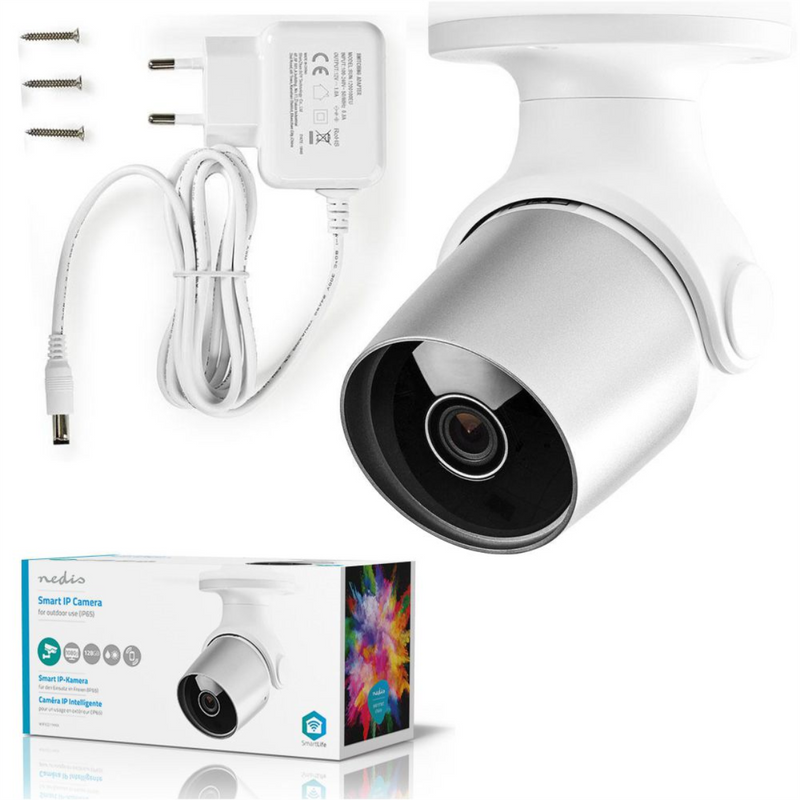 NEDIS WIFI SMART IP CAMERA OUTDOOR WATERPROOF HD 720P