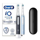 ESCOVA DE DENTES ELÉTRICA BRAUN IO3DUO PRETO+ AZUL ( RECARREGÁ