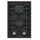 BOSCH DOMINO GAS 30CM VIDRO PRETO