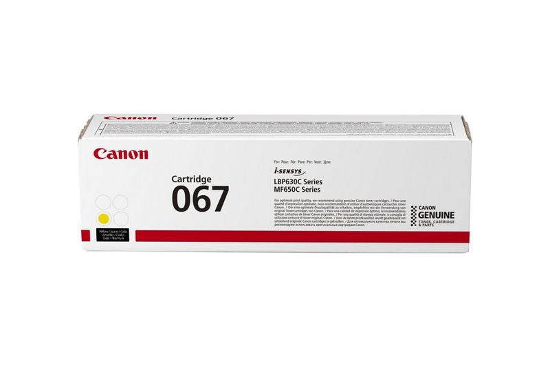 Canon 067 toner 1 unidade(s) Original Amarelo