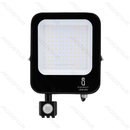 HOLOFOTE LED COM SENSOR PRETO 100W