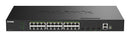 24 PORTS GE POE (30W) + 4 PORTS 10G SFP+ SMART PRO STACKABLE MANA