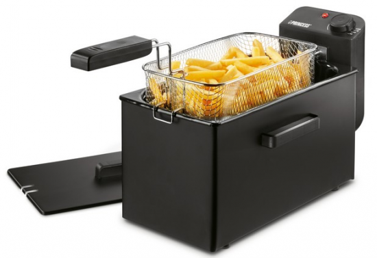 FRITADEIRA PRINCESS  PRETA 3L INOX PRETO 182727