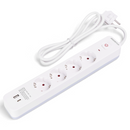 RÉGUA DE DISTRIBUIÇÃO DE ENERGIA ALEMÃ DE 4 VIAS SÉRIE L 1.5M 3G1