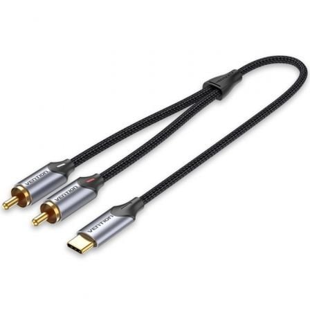 CABLE CONVERSOR VENTION BGUHG 2X RCA MACHO - USB TIPO-C MACHO 1.5