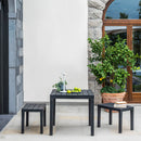 BANCO EXTERIOR. COR: BRANCO 38,5X60X45CM IPAE PROGARDEN
