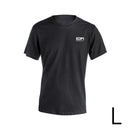 *MERCHANDISING* CAMISETA PRETA TAMANHO-L MANGA CURTA BORDADA EDM