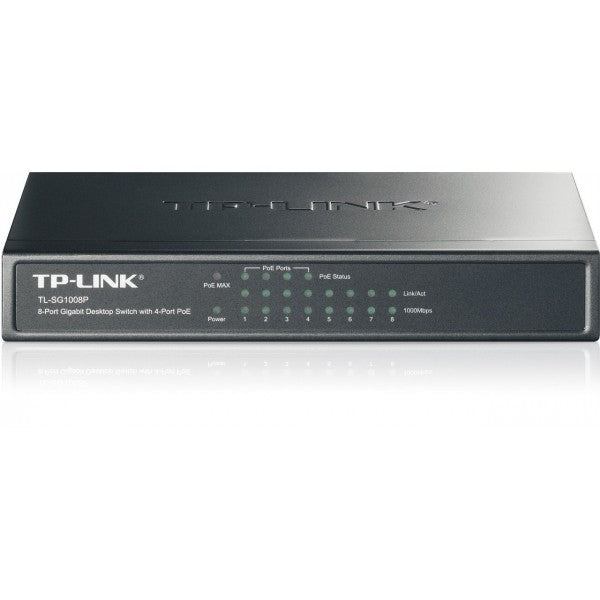 TP-Link TL-SG1008P Gigabit Ethernet (10/100/1000) Power over Ethe