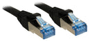 Lindy 47181 cabo de rede Preto 5 m Cat6a S/FTP (S-STP)