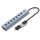 CONCEPTRONIC HUB USB E USB-C 7XUSB 3.0