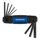 CHAVES ALLEN DOBRÁVEIS CR-V, JOGO DE 8 PEÇAS, (MÉTRICA)