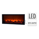 LAREIRA ELÉTRICA COM ILUMINAÇÃO LED