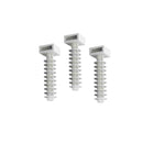 PACK 100 UNID. BUCHA PARA ABRAÇADEIRA BRANCA N°8