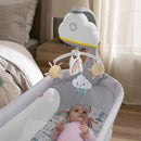 Fisher-Price Rainbow Showers Bassinet to Bedside Mobile