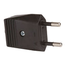TOMADA EUROPLUG DE 2 PINOS SEM FIO TERRA, 10 A 250 V, SAÍDA RETA,