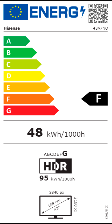 QLED HISENSE - 43A7NQ