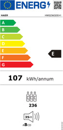 CAVE DE VINHO HAIER HWS236GDEH1( 236  - E  - 107 KWHANO )