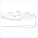 FACA CHEF 7´´ PLENUS PRETO TRAMONTINA