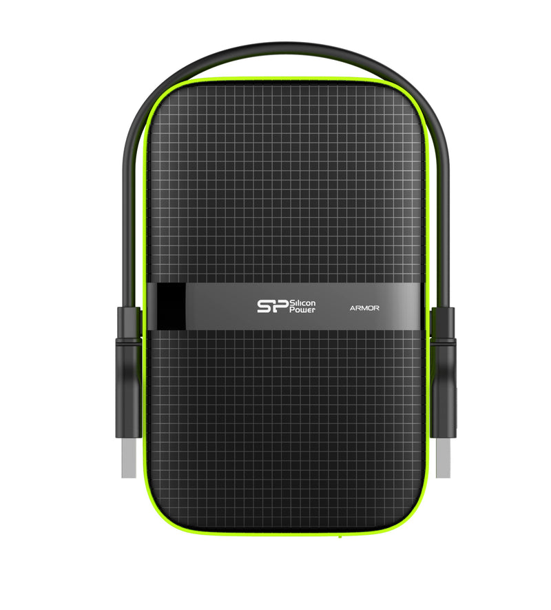 Silicon Power Armor A60 disco externo 4000 GB Preto, Verde