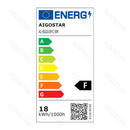 LUZ DE MIRAGEM INTELIGENTE DE MALHA BLUETOOTH G120 E27 18W RGBW