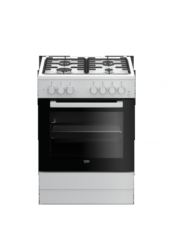 Beko FSE62110DW fogão Fogão independente Eléctrico Gás Branco A