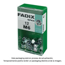 CAIXA S 14 UNID. PORCA AUTO-BLOQUEIO ZINCO M 6 FADIX