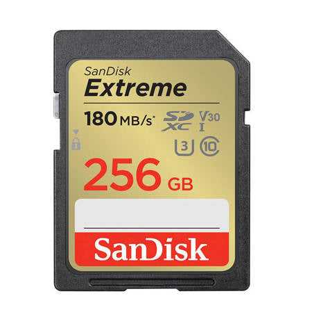 SANDISK EXTREME 256 GB SDXC UHS-I CLASSE 10