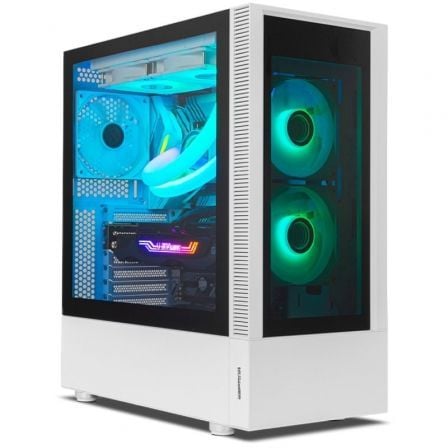 CAIXA NOX HUMMER NEMESIS WHITE ARGB TEMPERED GLASS ATX