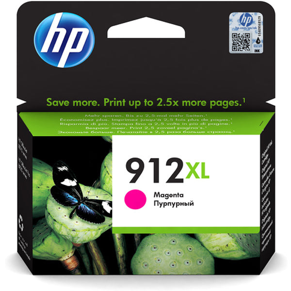 HP Tinteiro Original 912XL Magenta de elevado rendimento