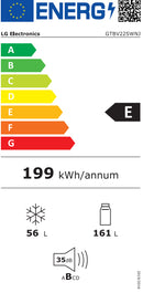 FRIGORIFICO LG GTBV22SWNJ 1450X550 BRANCO